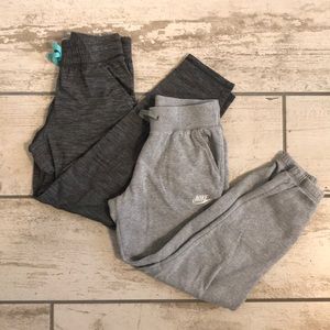 Girls Nike/Champion joggers bundle